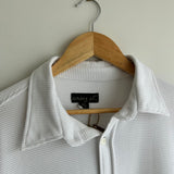 Vintage Easy St Vietnam White Boxy Button Shirt (XXL)