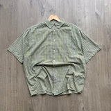 North South Cropped Checkered Button Shirt (XL/XXL)