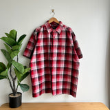 Y2K Yago Heavyweight Boxy Checkered Button Shirt (XXL)
