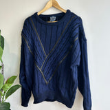 Vintage Made in Australia Navy Sweater (L)