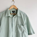 Vintage Rodd & Gunn Boxy Lime Button Shirt (XXL)