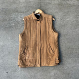 Vintage 90s Twin Rivers Suede Vest (L)