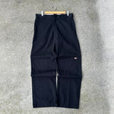 Dickies Black Double Knee Pants (32")