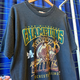 Vintage 90s Football Graphic Tee (L)