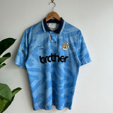 Vintage 1992/93 Manchester City Umbro Football Jersey (M)
