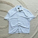 Vintage Easy St Vietnam White Boxy Button Shirt (XXL)