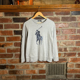 Ralph Lauren Polo Grey Long Sleeve (XXS)