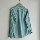 Tommy Hilfiger Green Checkered Long Sleeve Button Shirt (M)