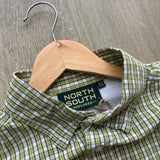 North South Cropped Checkered Button Shirt (XL/XXL)