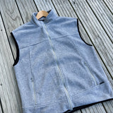 Vintage Grey Fleece Vest (M)