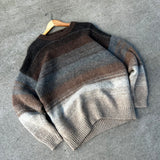 Vintage Brown Woolen Sweater (L/XL)
