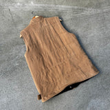 Vintage 90s Twin Rivers Suede Vest (L)