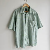 Vintage Rodd & Gunn Boxy Lime Button Shirt (XXL)