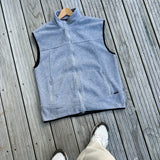 Vintage Grey Fleece Vest (M)