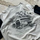 Vintage 90s Lancaster Graphic Tee (Boxy L/XL)