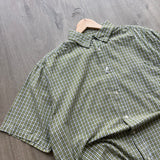 North South Cropped Checkered Button Shirt (XL/XXL)