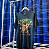 Vintage 90s Football Graphic Tee (L)