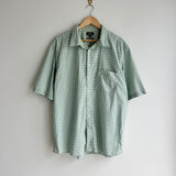 Vintage Rodd & Gunn Boxy Lime Button Shirt (XXL)