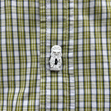 North South Cropped Checkered Button Shirt (XL/XXL)