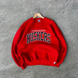 Vintage 90s Russell Athletic Nebraska Huskers Crewneck (XL)