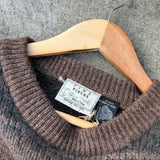 Vintage Brown Woolen Sweater (L/XL)