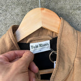 Vintage 90s Twin Rivers Suede Vest (L)