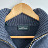 Rodd & Gunn Navy Quarter Zip Sweatshirt (S)