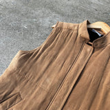 Vintage 90s Twin Rivers Suede Vest (L)