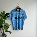Vintage 1992/93 Manchester City Umbro Football Jersey (M)
