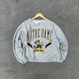 Vintage Notre Dame Cropped Crewneck (S)
