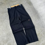 Dickies Black Double Knee Pants (32")