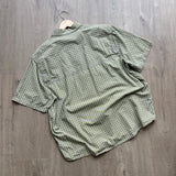 North South Cropped Checkered Button Shirt (XL/XXL)