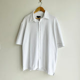 Vintage Easy St Vietnam White Boxy Button Shirt (XXL)