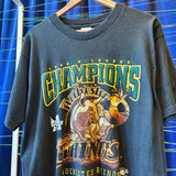 Vintage 90s Football Graphic Tee (L)