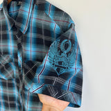 Y2K Billabong Checkered Button Shirt (M)
