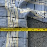 Vintage Croc Yellow Checkered Button Shirt (L/XL)