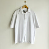 Vintage Easy St Vietnam White Boxy Button Shirt (XXL)
