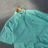 Vintage Ralph Lauren Green Button Shirt (L)
