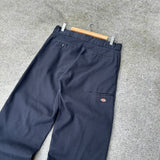 Dickies Black Double Knee Pants (32")