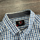 LINE7 CHECKERED BUTTON SHIRT (XXL)