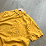 Vintage Y2K OMM Yellow Button Shirt (L/XL)