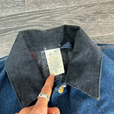 VINTAGE 1994 CARHARTT BLANKET LINED DENIM JACKET (XL)