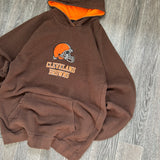 VINTAGE NFL BROWNS HOODIE (XS)