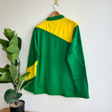 Y2K Brazil Football Zip Up Sweatshirt (L)