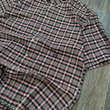 VINTAGE CHECKERED BUTTON SHIRT (BOXY M/L)