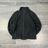 CHAMPION BLACK ZIP UP FLEECE (M)
