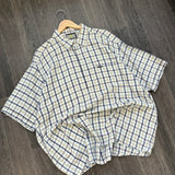 Vintage Aertex Quarter Button Shirt (XXXL)