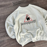 VINTAGE 90S GREY SWEATER (M)