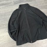 CHAMPION BLACK ZIP UP FLEECE (M)
