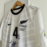 Ben Sigmund All Whites Signed Football Jersey (L)